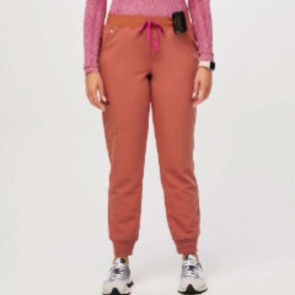 FIGS limited edition color! Terracotta zamora petite jogger size L